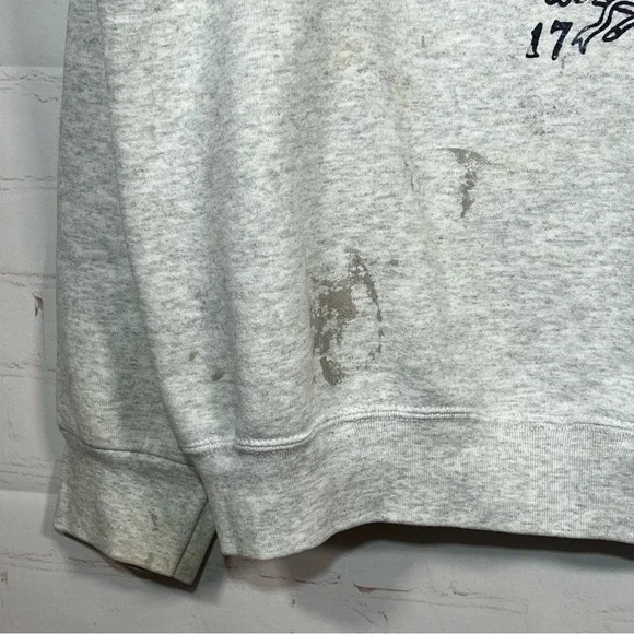 Vintage Georgetown University Hoyas Sweatshirt Men’s Size XL Gray 90s Flaws - Picture 11 of 12